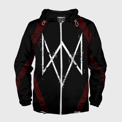 Мужская ветровка 3D Watch dogs legion