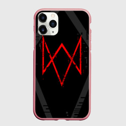 Чехол для iPhone 11 Pro Max матовый Watch dogs legion