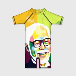 Детский купальный костюм 3D Hayao Miyazaki