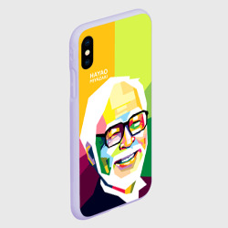 Чехол для iPhone XS Max матовый Hayao Miyazaki - фото 2