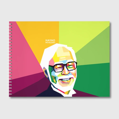 Альбом для рисования Hayao Miyazaki