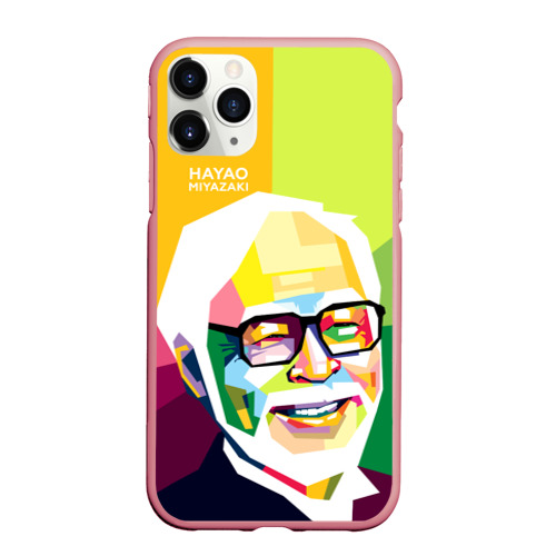 Чехол для iPhone 11 Pro Max матовый Hayao Miyazaki, цвет баблгам