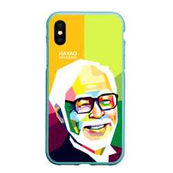 Чехол для iPhone XS Max матовый Hayao Miyazaki