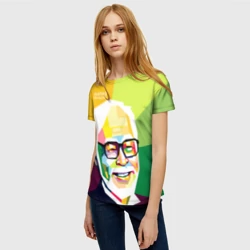 Женская футболка 3D Hayao Miyazaki - фото 2