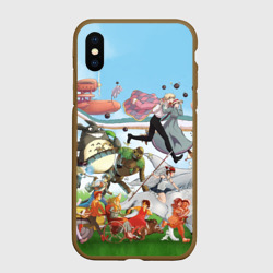 Чехол для iPhone XS Max матовый Studio Ghibli