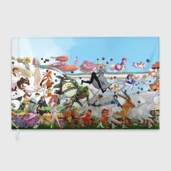 Флаг 3D Studio Ghibli