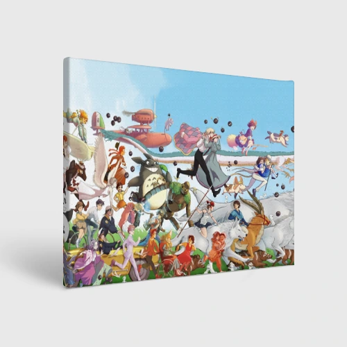 Холст прямоугольный Studio Ghibli