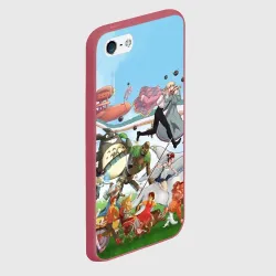 Чехол для iPhone 5/5S матовый Studio Ghibli - фото 2