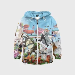 Детская ветровка 3D Studio Ghibli