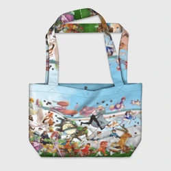 Пляжная сумка 3D Studio Ghibli