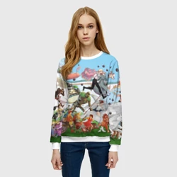 Женский свитшот 3D Studio Ghibli - фото 2