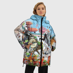 Женская зимняя куртка Oversize Studio Ghibli - фото 2