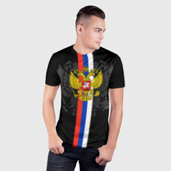 Мужская футболка 3D Slim Россия - фото 2