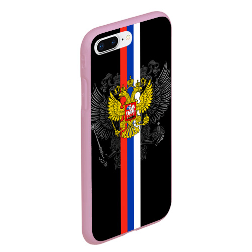 Чехол для iPhone 7Plus/8 Plus матовый Россия, цвет розовый - фото 3