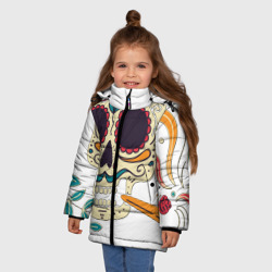 Зимняя куртка для девочек 3D Фестиваль - фото 2