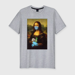 Мужская футболка хлопок Slim Mona Lisa