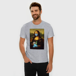 Мужская футболка хлопок Slim Mona Lisa - фото 2