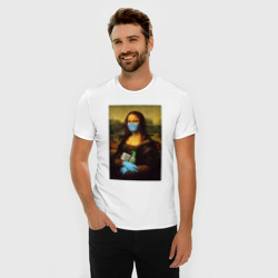 Мужская футболка хлопок Slim Mona Lisa - фото 2