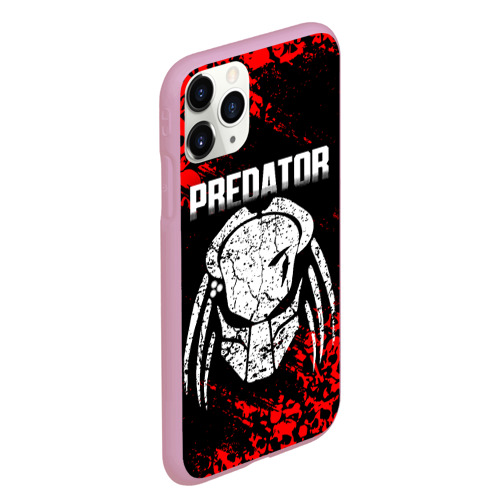 Чехол для iPhone 11 Pro Max матовый Predator, цвет розовый - фото 3