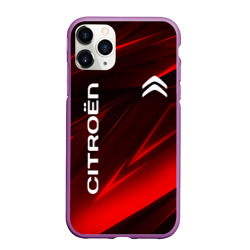 Чехол для iPhone 11 Pro Max матовый Citroen