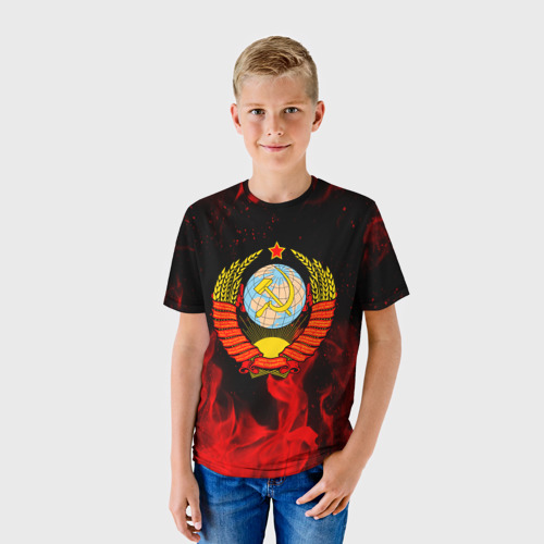 Детская футболка 3D СССР, цвет 3D печать - фото 3