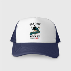 Кепка тракер с сеткой SAN JOSE SHARKS