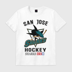 Мужская футболка хлопок SAN JOSE SHARKS