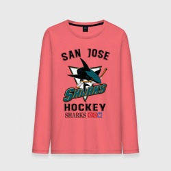 Мужской лонгслив хлопок San Jose Sharks