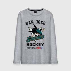 Мужской лонгслив хлопок San Jose Sharks