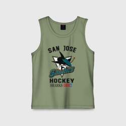 Детская майка хлопок San Jose Sharks