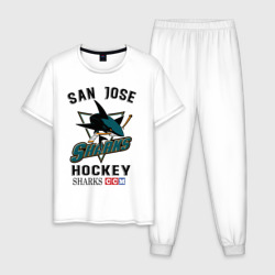 Мужская пижама хлопок San Jose Sharks