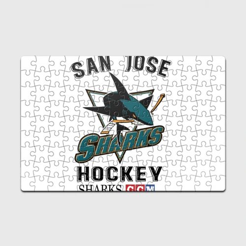 Головоломка Пазл магнитный 126 элементов SAN JOSE SHARKS