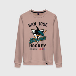 Женский свитшот хлопок San Jose Sharks