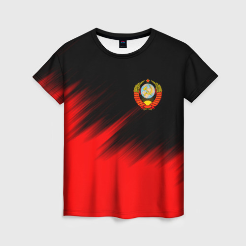 Женская футболка 3D СССР, цвет 3D печать