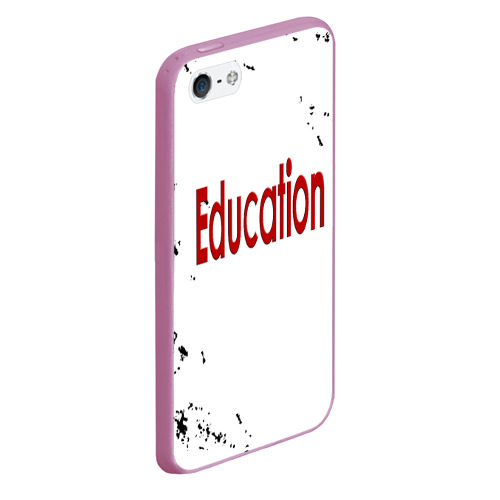 Чехол для iPhone 5/5S матовый SEX EDUCATION, цвет розовый - фото 3