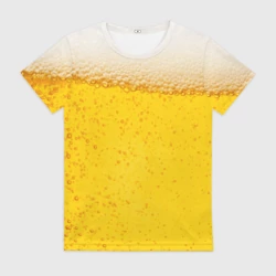 Женская футболка 3D Пиво