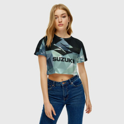 Женская футболка Crop-top 3D Suzuki 5 - фото 2