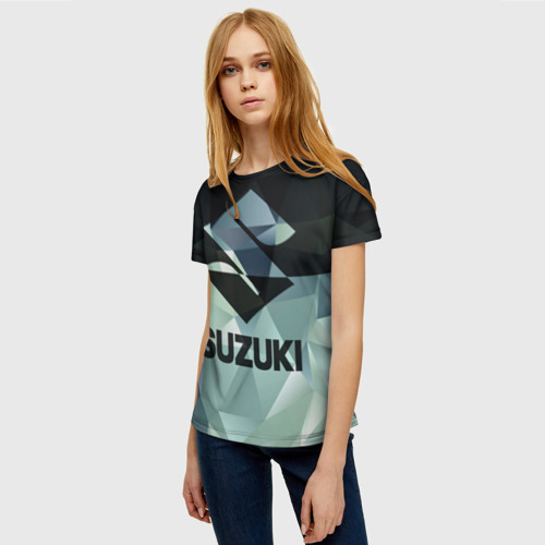 Женская футболка 3D Suzuki 5, цвет 3D печать - фото 3