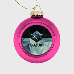 Стеклянный ёлочный шар Suzuki 5