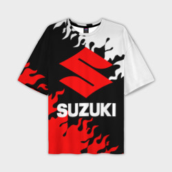 Мужская футболка oversize 3D Suzuki 2