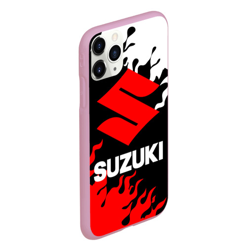 Чехол для iPhone 11 Pro Max матовый Suzuki 2, цвет розовый - фото 3