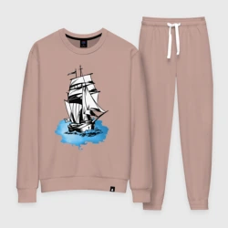 Женский костюм хлопок Корабль