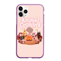 Чехол для iPhone 11 Pro Max матовый Animal Crossing