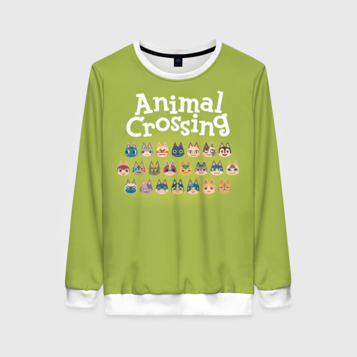 Женский свитшот 3D Animal Crossing, цвет 3D печать