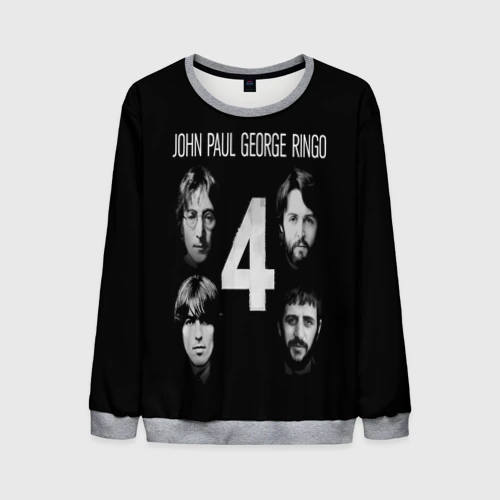 Мужской свитшот 3D The Beatles