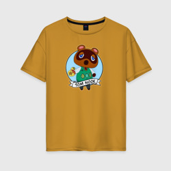 Женская футболка хлопок Oversize Tom Nook