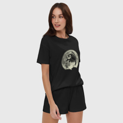 Женская пижама с шортиками хлопок Котобус - фото 2