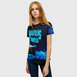 Женская футболка 3D Nautilus Pompilius - фото 2