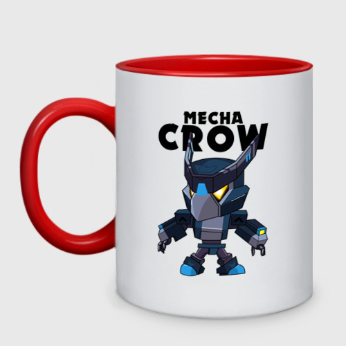 Кружка двухцветная B.S. MECHA CROW