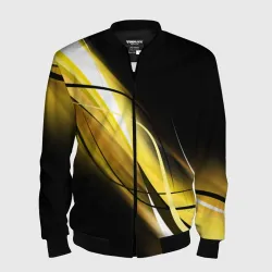 Мужской бомбер 3D Geometry stripes
